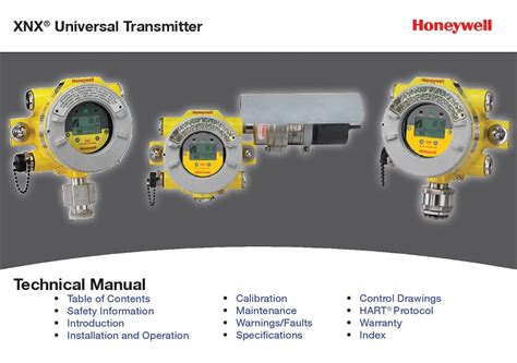 xnx transmitter honeywell|XNX™ Universal Transmitter Technical Manual